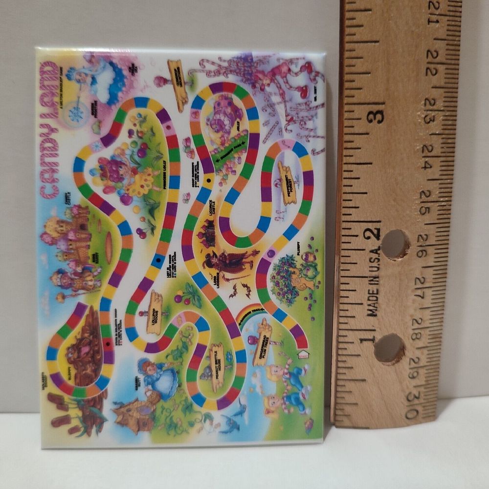 Candy Land Fridge Magnet Official Hasbro Board Game Collectible Made In USA - Picture 2 of 2